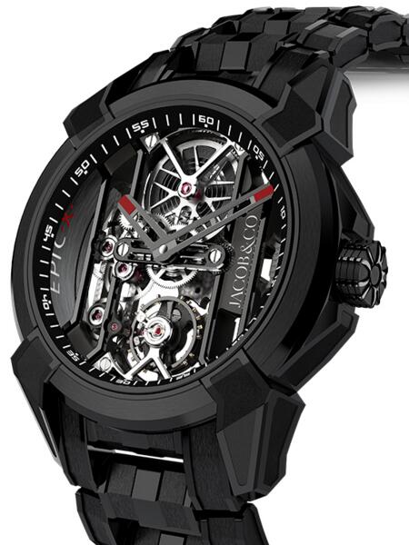 Fake Jacob & Co Epic x Black Titanium EX100.21.PS.BW.A21AA watch